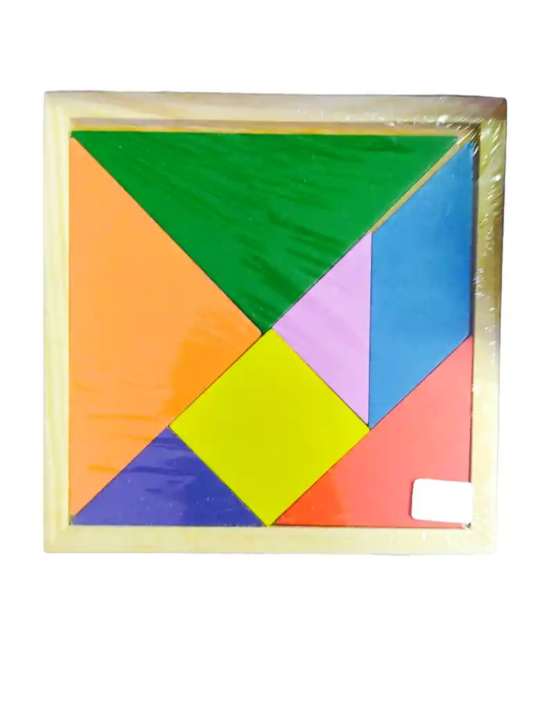 Juego Didactico Tangram Madera 16x16cm