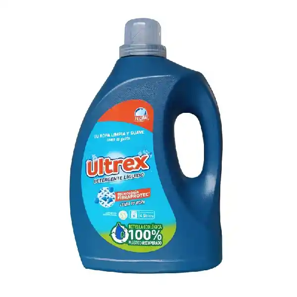 Detergente Líquido Ultrex Floral 4 L