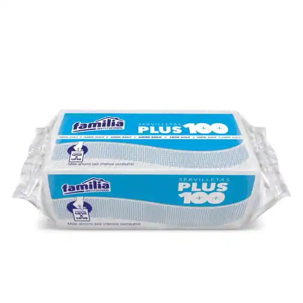 Servilleta Blanca Plus X 100 (72686)