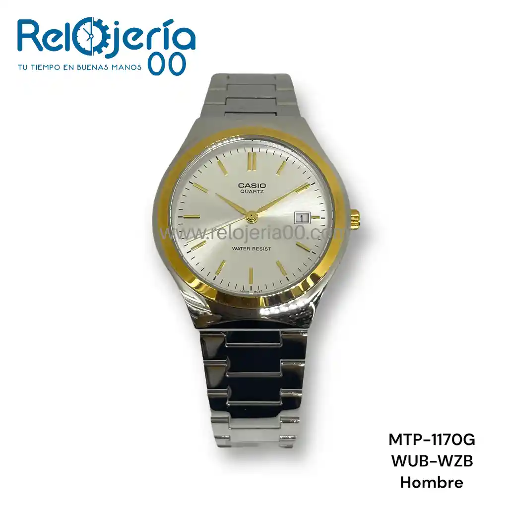 Reloj Casio Quartz Para Hombre Ref. Mtp-1170g