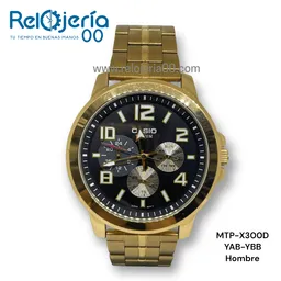 Reloj Casio Para Hombre Ref. Mtp-x300d