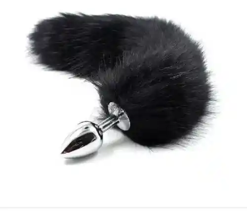 Plug Anal Mediano Cola 39cm De Zorra Unisex Juego Sado Bdsm Dilatador Anal Acostumbrador Sexual