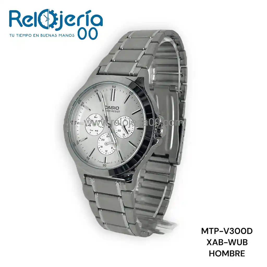 Reloj Casio Para Hombre | Ref. Mtp-v300d