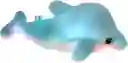 Almohada De Peluche Con Luz Led, Diseño De Delfin Luminoso Azul