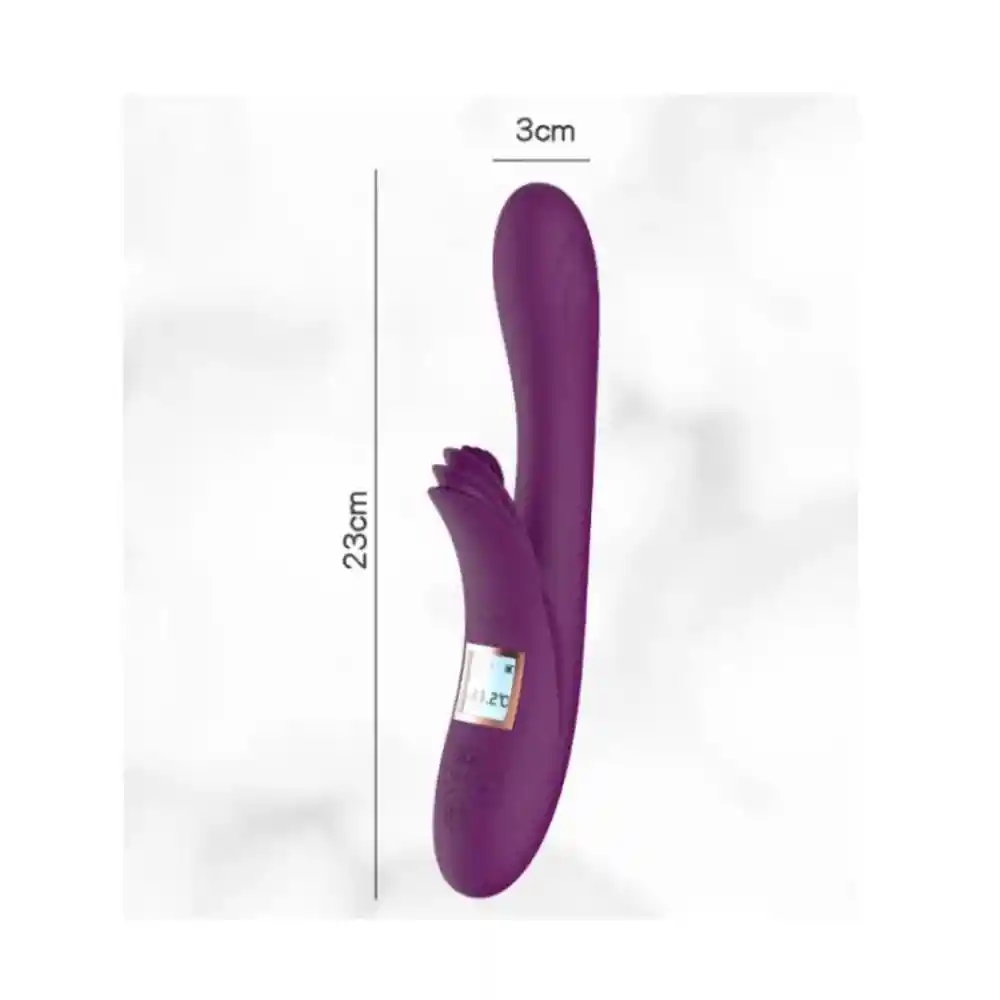 Vibrador Térmico Con Pantalla Lilo