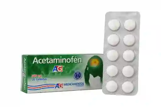  Blister X 10 Unidades Acetaminofen (500 Mg) 