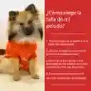 Chaleco Rojo Copo De Nieve Para Perro O Gato Con Hebilla