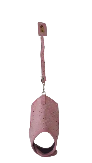 Correa Rosa Con Pechera Elegante Talla M Raza Pequeña