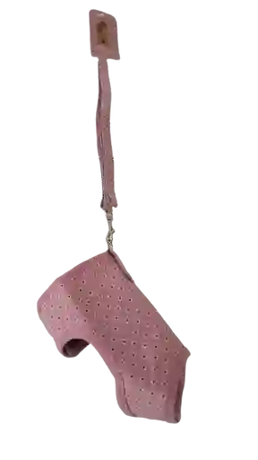 Correa Rosa Con Pechera Elegante Talla M Raza Pequeña