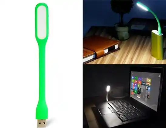 Lampara Linterna Usb Luz Led Flexible Compatible Con Computador Portátil Power Bank Cargador