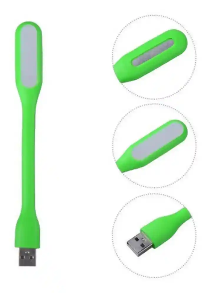 Lampara Linterna Usb Luz Led Flexible Compatible Con Computador Portátil Power Bank Cargador