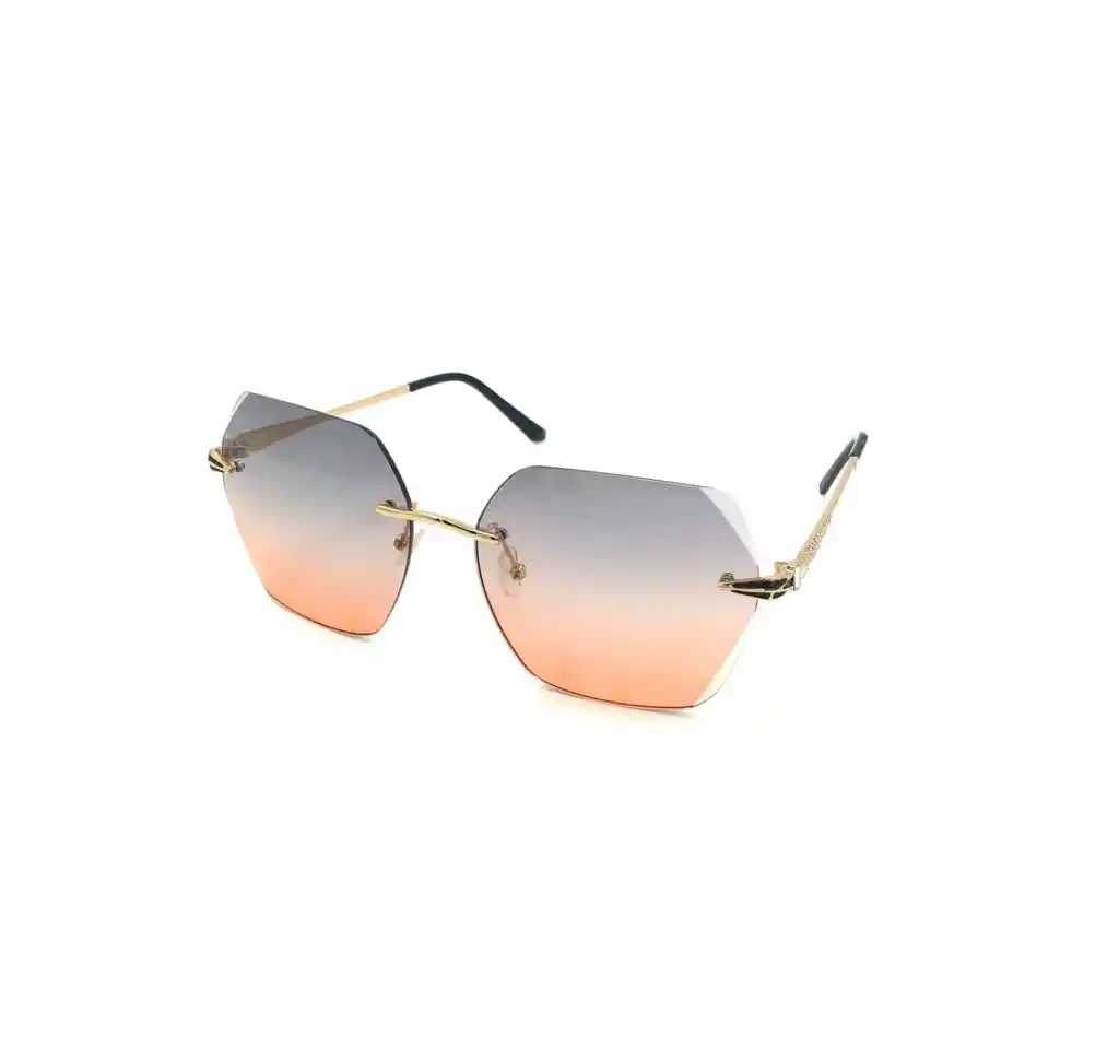 Gafas Mujer Filtro Uv 400 Bisel Naranja