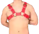 Arnés Sexual Cuero Sado Bdsm Bondage Esclavo Amo Red Rojo Fetiche