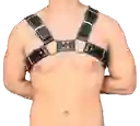 Arnés Sexual Cuero Sado Bdsm Bondage Esclavo Amo Red Rojo Fetiche
