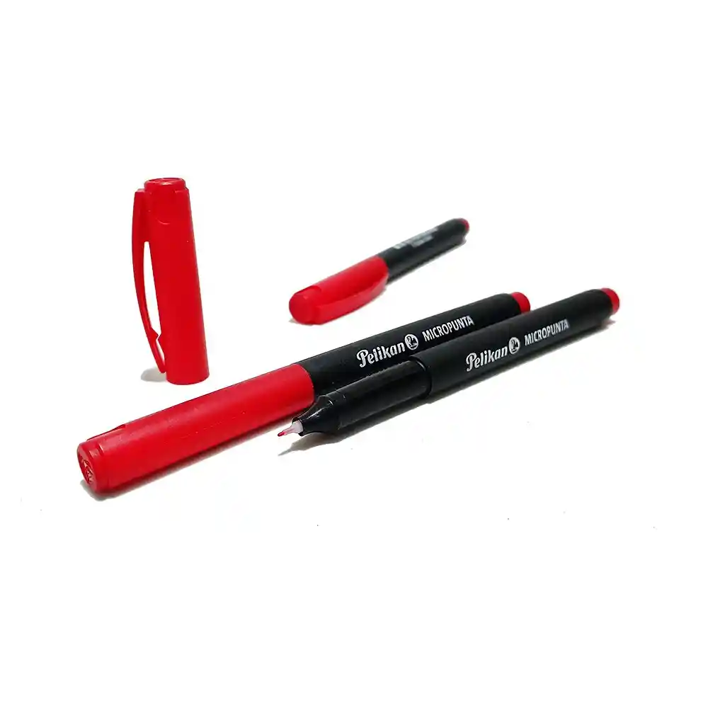 Micropunta Rojo Pelikan 1 Und