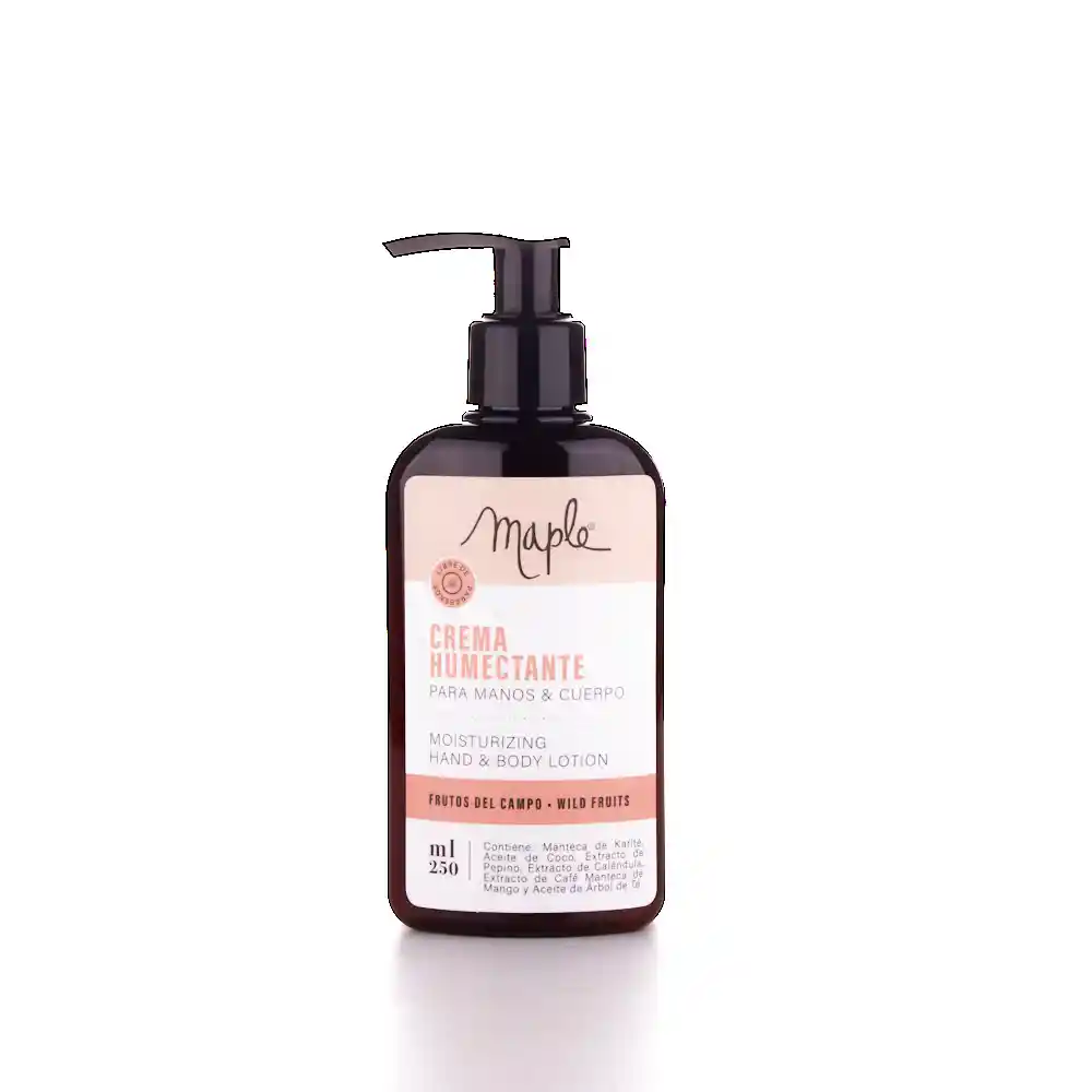 Crema Humectante Para Manos Y Cuerpo Frutos Del Campo 250ml