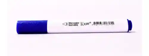 Marcador Borrable Klipp Azul