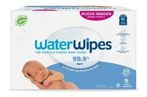 Water Wipes Pack X9 540 Und