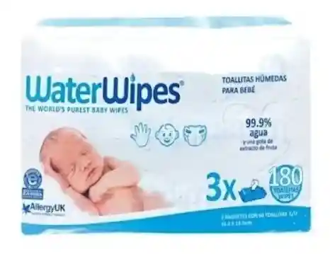 Water Wipes Pack X3 180 Und