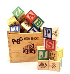 Didactico Cubos De Madera Con Letras Y Numeros X48pzas
