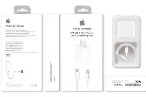 Cargador Iphone 25w Tipo Original + Cable Carga Rapida 25w Tipo Original