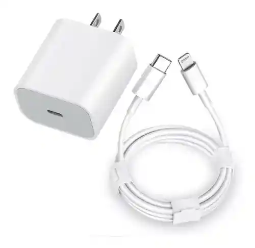 Cargador Iphone 25w Tipo Original + Cable Carga Rapida 25w Tipo Original