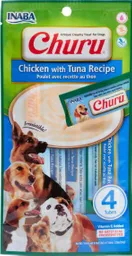 Churu Snack Para Perro Pollo Y Atun 4 Und