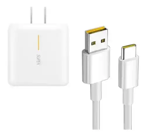 Cargador Oppo Supervooc 65w Rápido Y Eficiente
