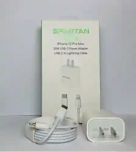 Cargador Cubo Spartan Original 20w Para Iphone Carga Rápida