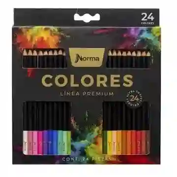 Colores Norma Premiun X 24 * Cajilla