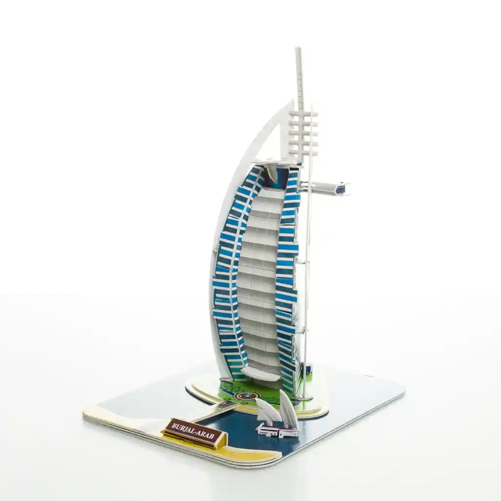 Rompecabezas 3d Torre Burj Al Arab Dubai