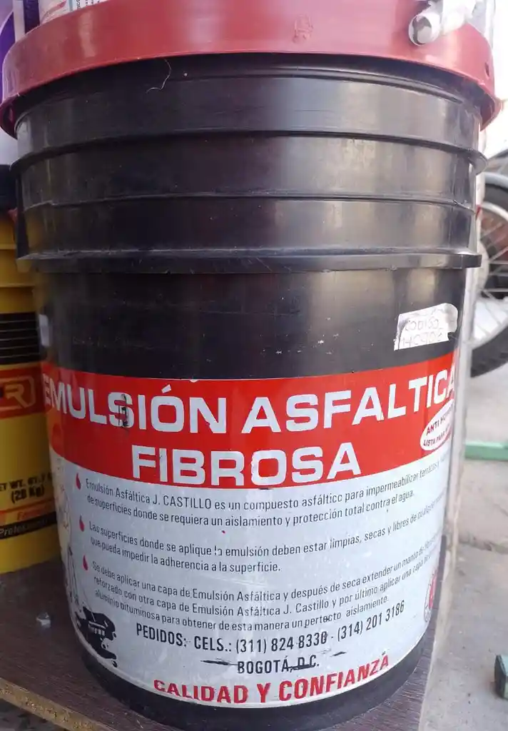 Emulsion Asfaltica Fibrosa - Cuñete