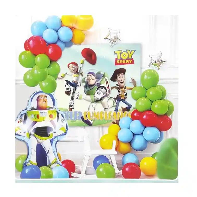 Kit Decoración Fiesta Toy Story Cumpleaños 52 Pcs