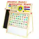 Tablero Acrílico Magnetico Tiza Doble Cara Abaco Didáctico