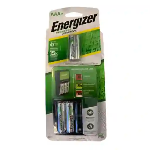 Cargador Energizer Maxi + Pilas Aaa