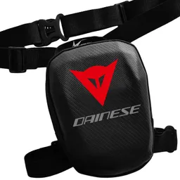 Piernera Rigida Logo Dainese Rojo