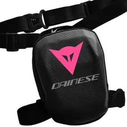 Piernera Rigida Logo Dainese Rosado