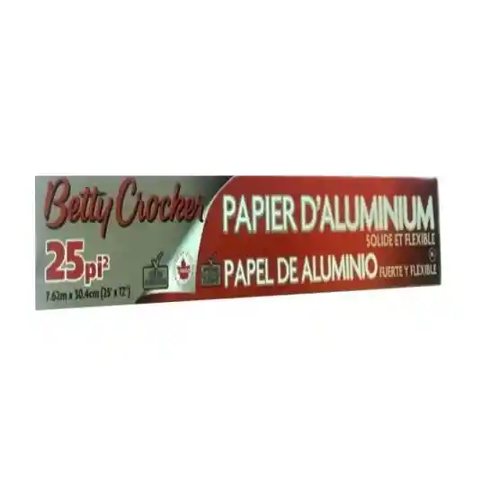 Rollo Papel Aluminio Betty Croker