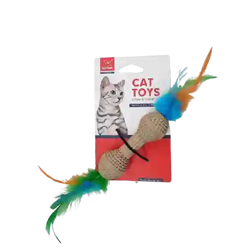 Cat Toys Mancuernas Con Plumas