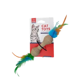 Cat Toys Mancuernas Con Plumas
