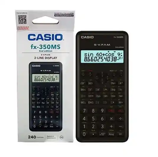 Calculadora Científica Casio Fx-350ms 240 Funciones Original