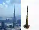 Monumentos Del Mundo Dubai Burj Khalifa Decoración 18cm