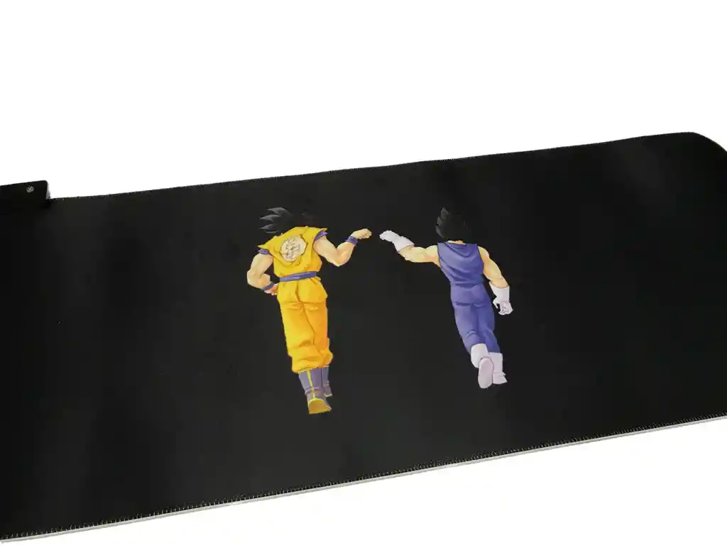 Pad Mouse Gamer Luminoso Dragon Ball Extra Largo Antideslizante 80x30cm