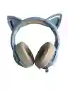 Diadema Gamer K9 Azul Orejas De Gato Onikuma