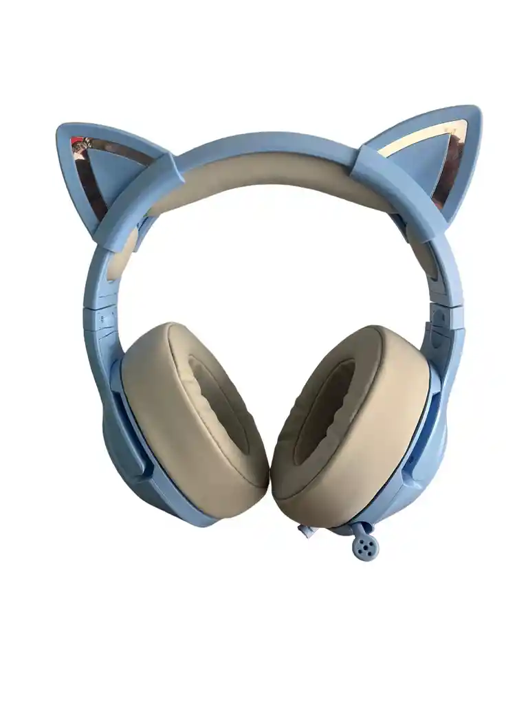 Diadema Gamer K9 Azul Orejas De Gato Onikuma