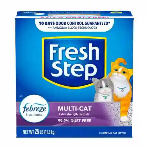 Arena Fresh Step Multi Cat Con Febreze X 25lbs