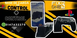 Base De Carga De Controles Ps4 + Control