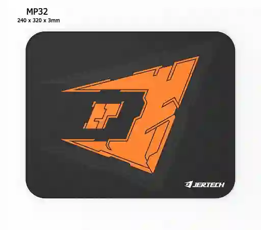 Pad Mouse Gamer Mp32 Jertech Negro 32x24cm - Bordado - Antideslizante