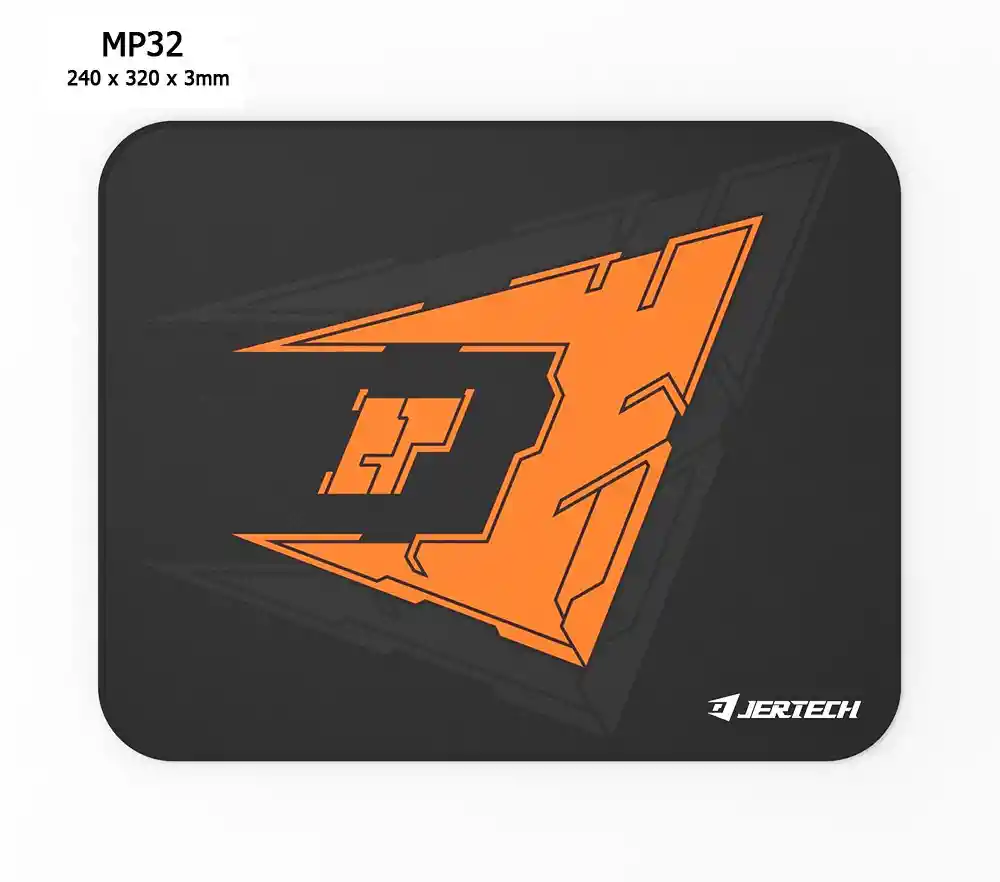 Pad Mouse Gamer Mp32 Jertech Negro 32x24cm - Bordado - Antideslizante