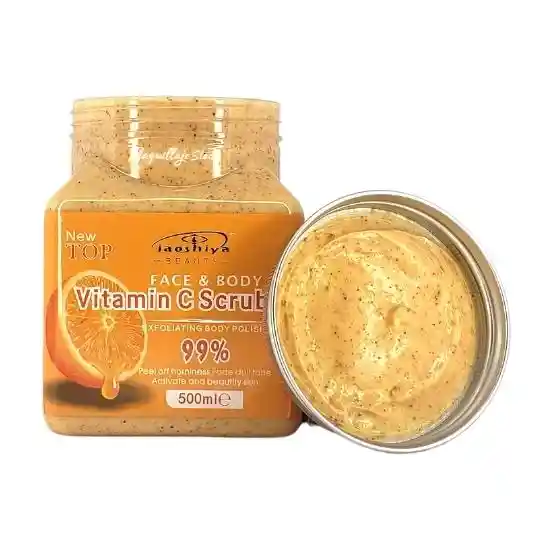 exFoliante facial y corporal vitamina c skin64